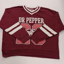 Dr. Pepper 23 RN#77272 Women's Red Cropped Graphic Sweatshirt Size Small image 13