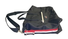 Lacoste Navy Duffle Bag Travel Gym Weekender Shoulder Strap New image 8