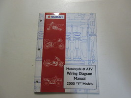 2000 Suzuki Motorcycle & Atv Wiring Diagram Manual Y Models Factory Oem Book 00 - $14.88