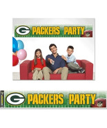 Green Bay Packers Banner 12x65 Party Style CO - $990.59 MXN