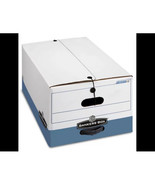 Fellowes  Bankers Box 24x12x10 1/4   White Letter Size String Button Clo... - $93.41 CAD+