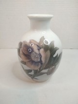 Vintage ROYAL COPENHAGEN Denmark Handpainted Vase Floral White 782 Out O... - £37.36 GBP