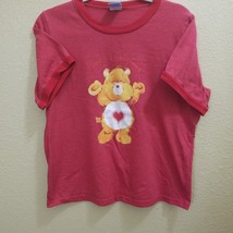 Care Bears Tenderheart Bear Vintage 2003 Style T-Shirt Red - £40.71 GBP