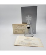 VTG 1986 LENOX Crystal Christmas Bell DASHING THROUGH THE SNOW Hand Blow... - $41.75 CAD