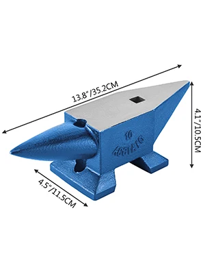 VEVOR Single Round Horn Anvil Cast Steel Block Blamith Bench Tool 10-60KG Jewele - £112.73 GBP