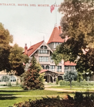 1908 Hotel Del Monte Main Entrance Monterey CA California Postcard Duplex Cancel - £4.71 GBP