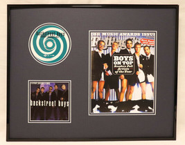 Backstreet Boys Framed 16x20 CD &amp; Rolling Stone Cover Display - £62.01 GBP