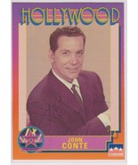 John Conte Signed Autographed 1991 Hollywood Walk of Fame Trading Card - $373.91 MXN