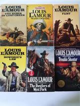 Set of 6 Westerns by Louis L&#39;Amour: Rustlers of West Fork - 1992, Bowdri... - $29.39