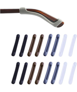 8 Pairs 4 Colors Soft Silicone Eyeglass Ear Cushions Temple Tips Eyeglas... - $9.71