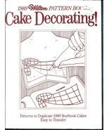 1989 Wilton Pattern Book for Cake-Decorating! PB-62 pages - $41.16 CAD