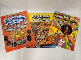 Lot of 3 Vintage Ringling Bros Barnum Bailey Circus Magazines 1970, 1971, 1973 - £100.80 GBP