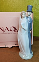 NAO by LLADRO Just Married Pareja Nupcial 00109 Porcelain Figurine 1994 Retired - £63.28 GBP