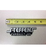 Steffens Faribault MN vintage Car Dealer Plastic Emblem Badge Plate - $41.31 CAD