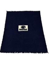 Vintage Penn State 1986 NCAA Football National Champions Wool Blanket and Case - £43.02 GBP