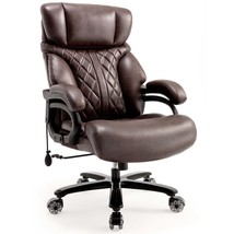 600LBS Big &amp; Tall Office Chair: Extra Wide Heavy Duty Executive - $5,154.60 MXN