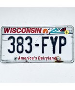  United States Wisconsin Dairyland Passenger License Plate 383-FYP - $229.01 MXN
