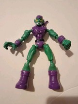 Marvel Spider-Man Bend and Flex Green Goblin Action Figure 6&quot; Flexible Figure - £10.56 GBP