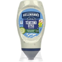 Hellmann&#39;s TZATZIKI Sauce in squeeze bottle READY to SERVE-FREE SHIPPING - $12.33