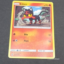 Litten 24/149 2016 Pokemon card - £1.57 GBP