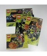 Lego Power Miners 8956 8957 8958 &amp; 8962 Manuals Instructions Only Lot - £4.64 GBP
