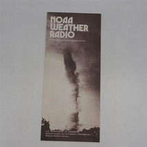 Vintage NOAA Weather Radio Brochure 1983 - $19.79