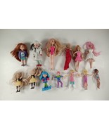 13 Girl Miniature Doll Lot: McDonalds Barbie, American Girl, Ty Lil&#39; One... - £6.25 GBP