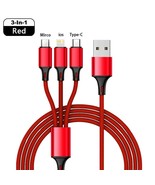 3 In 1 Micro USB Type C Charger Cable Multi Usb Port Multiple Usb Chargi... - £11.73 GBP