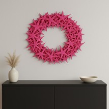 14&quot; Hot Pink Starfish Wreath - Beachy Wreath - Hanging Wreath - Beachy D... - $48.00
