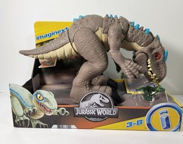 Imaginext Jurassic World Thrashing Indominus Rex Dinosaurs Action Figure... - $33.65