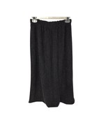 GRAU Lagenlook Vintage Maxi Skirt Charcoal Gray Elastic Waist - €32,81 EUR
