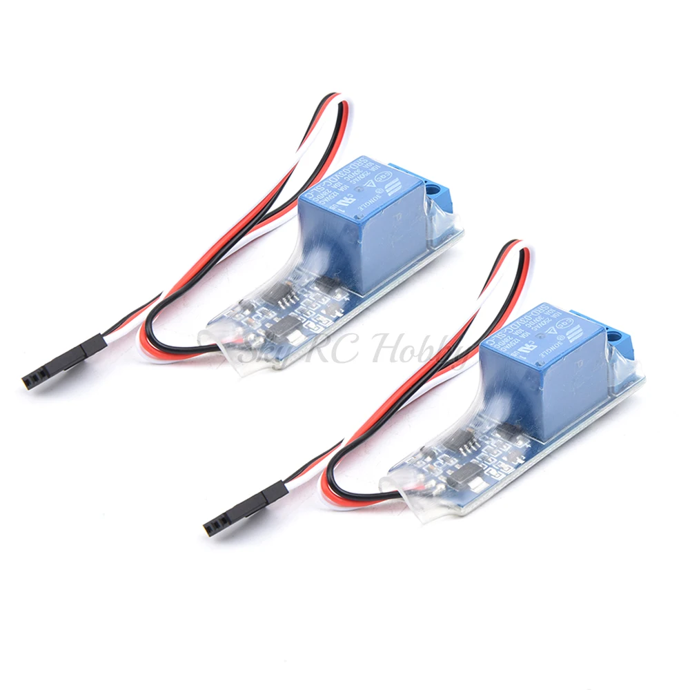 1/2/3/4PCS RC PWM Electronic Relay Switch For Airplane DIY Model Navigation - £11.42 GBP+