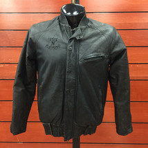 Men&#39;s Black Vintage Crooks &amp; Castle Leather Jacket  - £229.66 GBP