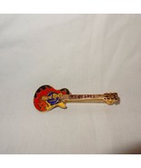 Hard Rock Hotel Las Vegas Guitar Lapel Hat Pin Badge Red 1995 Les Paul F... - £10.10 GBP