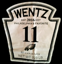 Eagles men 3 XL shirt black Wentz #11 made to look like Heinz logo  100%cotton - £8.16 GBP