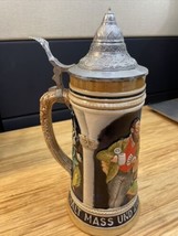 Vintage Original Unbranded Lidded Beer Stein Halt Mass Une Ziel KG Oktob... - $44.55