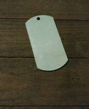 Large Dog Tag Stamping Blank 2&quot; Silver Aluminum 14 Gauge Metal Working  - $1.99