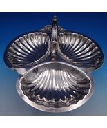 Grande Baroque by Wallace Silverplate Candy Dish 3-Shell 11 1/2&quot; (#7827) - $1,618.38 MXN