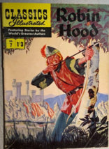 Classics Illustrated #7 Robin Hood (Hrn 126) Uk Comics Edition VG/VG+ - £19.77 GBP