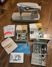 Vtg Singer 500 Sewing Machine Slant O Matic With Pedal, and Extras (See Video) - £223.68 GBP