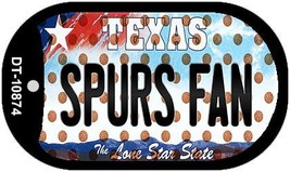 Spurs Fan Texas Novelty Metal Dog Tag Necklace DT-10874 - £12.54 GBP