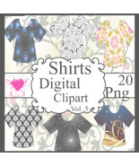 Shirts Digital Clipart Vol. 5 - $2.00