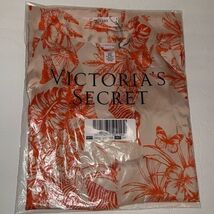 New Victoria’s Secret Satin Midi Robe Champagne Orange Tropical Toile Si... - $1,261.09 MXN