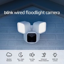 Blink Wired Floodlight Camera - Smart security camera, 2600 lumens, HD l... - £95.62 GBP