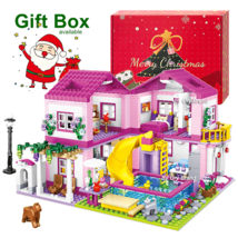 Friends City House Holiday Villa Castle Building Blocks Set Swimming Poo... - $67.92 CAD