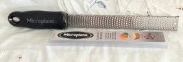Microplane Classic Zester Grater Parmesan Coconut Lemon Black w/ Sheath - $9.89