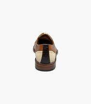 Stacy Adams Gallinari Wingtip Lace Up Leather Shoes Brown Multi 25660-249 image 2