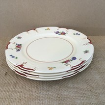 Booths Theodore Haviland 5327 England Floral Flowers Dinner Plates (4) - £30.86 GBP
