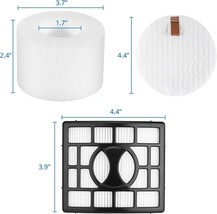 HEPA Foam Felt Vacuum Filter Kit For Shark NV680 NV800 Part XFF680 XHF680 image 6