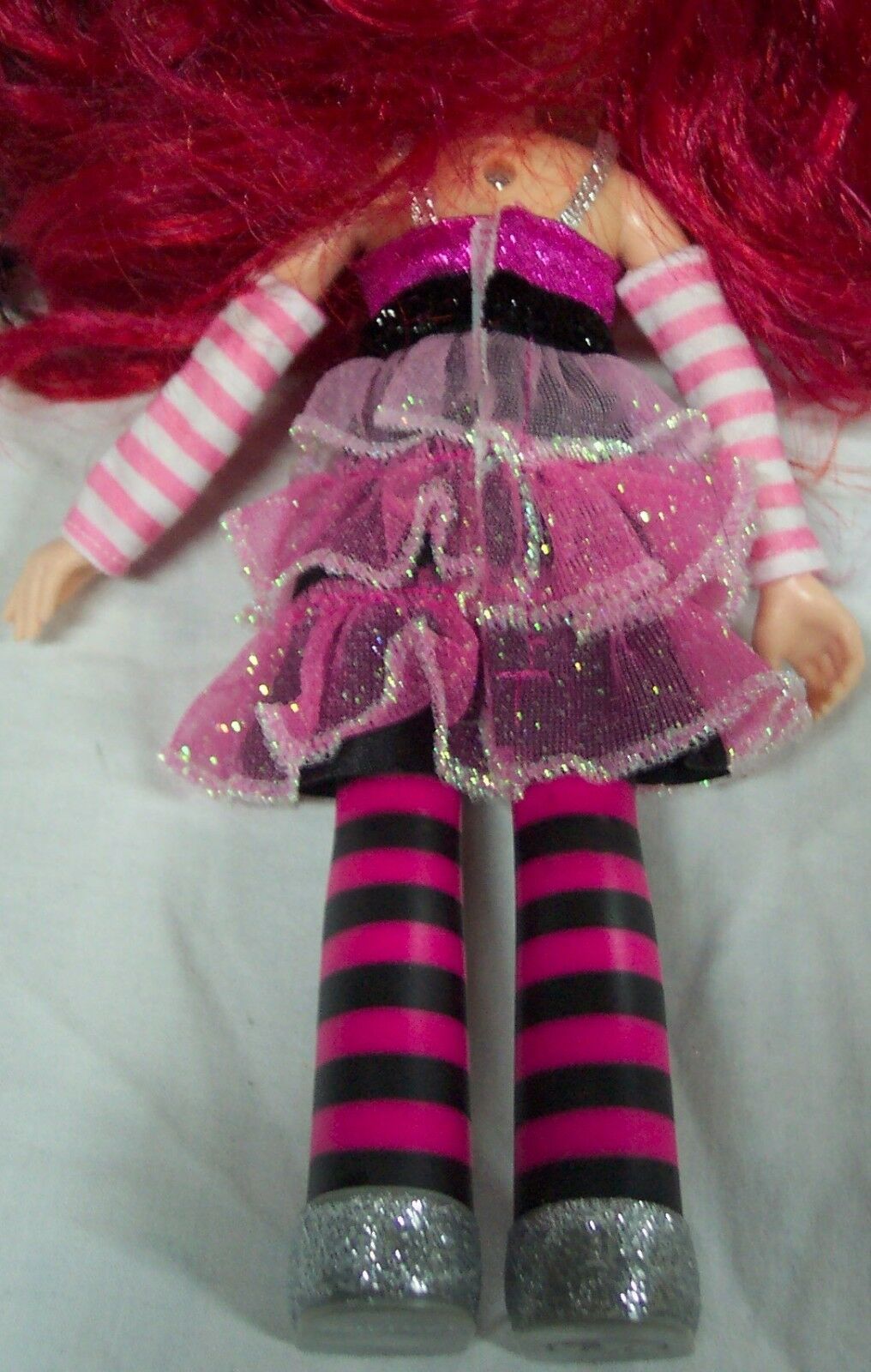 CUTE SINGING ROCKSTAR STRAWBERRY SHORTCAKE 10" Plastic Doll Toy Item image 3